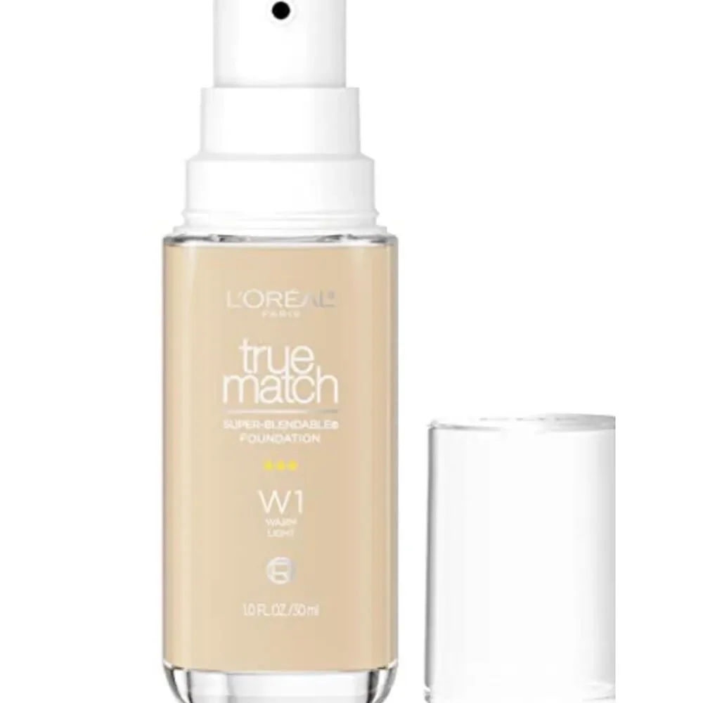 True Match W1 Warm Light Liquid Foundation - Cream Shade